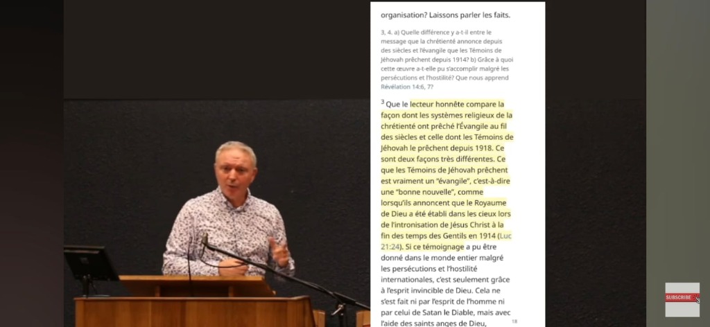 Robertino D'Angelo en situation de conférence